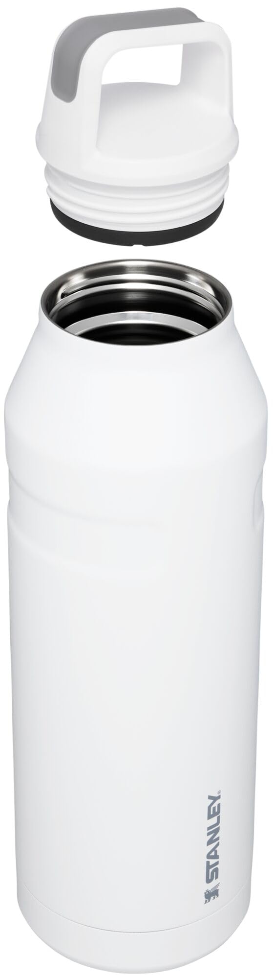 Stanley IceFlow - Borraccia con tappo e impugnatura 1,5 l | Bocca larga con chiusura a vite | Leggera e a tenuta stagna per viaggi e sport | In acciaio inox termico | Senza BPA | Polar