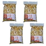 FINCA CASAREJO Snack Natural para Conejos, cobayas y Chinchillas - Ensalada de Frutas (4 Unidades = 1200g)