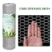 Amagabeli 100cmx25m Mallas de Alambre Hexagonal Valla Metalica Galvanizada Tamaño de Malla...