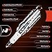 A-Premium Iridium & Platinum Spark Plugs Compatible with Chevrolet Cruze/Volt 2011-2015, Cruze Limited 2016-2016, Sonic 2012-2018 & Cadillac ELR 2014-2016, 1.4L, Pack of 4