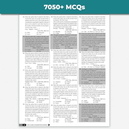 Image of PW SSC Game Changer Reasoning 7050+ PYQ For 2026 Exams | Chapter, Topic & Exam-wise Previous Year Solved Questions | For CGL, CHSL, MTS, CPO, GD, Delhi Police, Steno