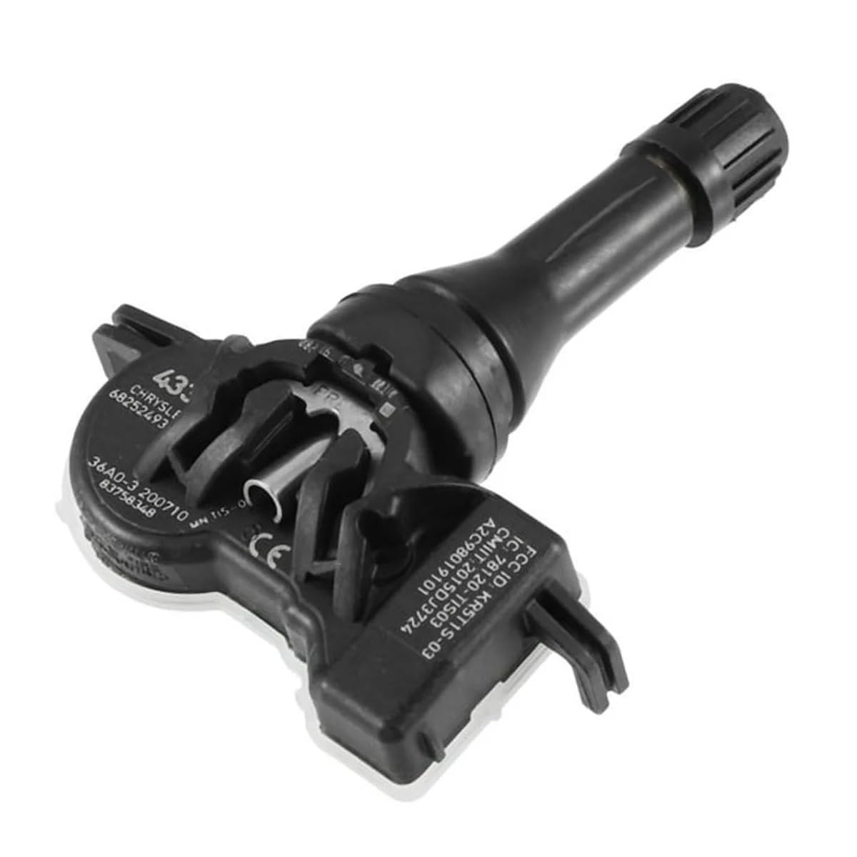 Capteur de Pression des pneus TPMS pour Jeep Renegade 2015-2019 et Compass 2017-2019 (références 68252493AB et 68252493AA).