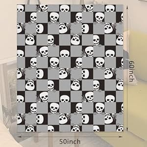 Halloweenblanketfunnyskullsheadkidsblanketskeletonsoftthrowblanketforhomeroomsofabedcouchbirthdaydecorallseason60x50inch Urban Country Home Decor Halloween blanketfunny skulls head kids blanketskeleton soft throw blanket for home room sofa bed couch birthday decor all season 60×50 inch urban country home decor