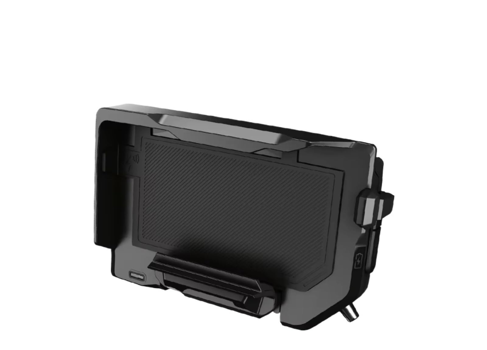 Motorrad Handyhalterung - Drahtlose Lade Telefon Halter Navigation Halterung für F850GS, F750GS, R1250GS, R1200GS, R1300GS, ADV, S1000XR, F900XR - Wireless- Black Line