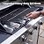 Aoxun 4-Burner Propane Grill with Side Burner, 49000 BTU Stainless Steel Gas Grill, Cast Iron Grates & Side Tables for Backyard Patio Camping, Slivery