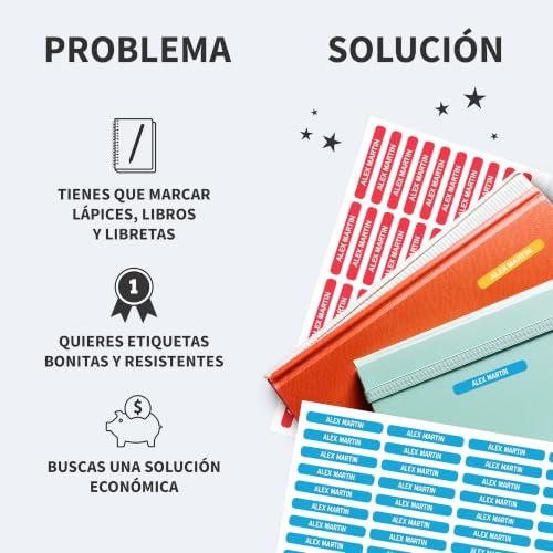 Miniatura 2 de 96 Etiquetas Adhesivas Pequeñas Stikets Para Marcar Material Escolar Y Todos Los Objetos De Los Niños