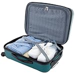 Travelers Club Chicago Hardside Expandable Spinner Luggage, Teal, 20" Carry-On - Image 5