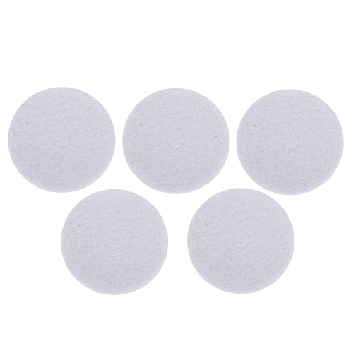 5 almohadillas de algodón para aromaterapia, difusores de aceite esencial, almohadillas redondas de repuesto de aceite esencial, almohadillas