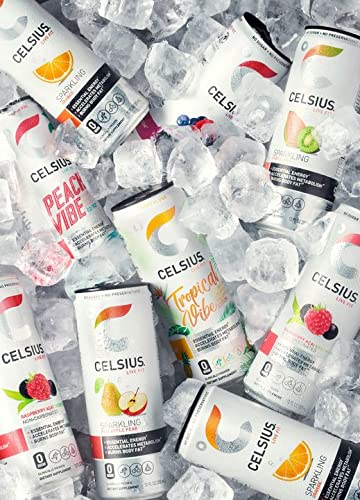 Celsius Energy Drink All Flavor Variety Pack 12 Fl Oz Slim Cans Sparkling And Non 