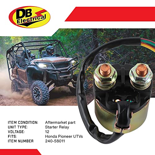 Db Electrical Snd6073 Starter Solenoid Relay Repalcement For Honda Atv Trx350/Trx400/Trx450/Trx500 Fourtrax Foreman 700 35850-Hm7-000 #TOP4