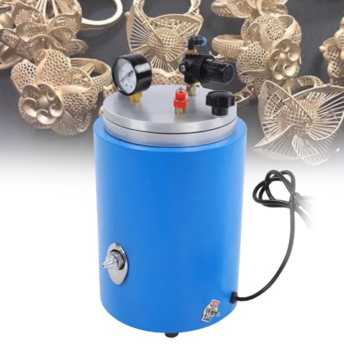 VNATWGOO Casting Machine 350W, Round Wax Filling Machine, 2L Wax Injector Machine, Adjustable Temperature,for Make Candles/Seals/Handicrafts,110V