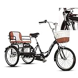 Asiento cómodo para automóvil y canasta grande: el asiento mide 61 cm de ancho y viene con un cinturón de seguridad; La canasta es perfecta para picnics o para guardar comestibles.