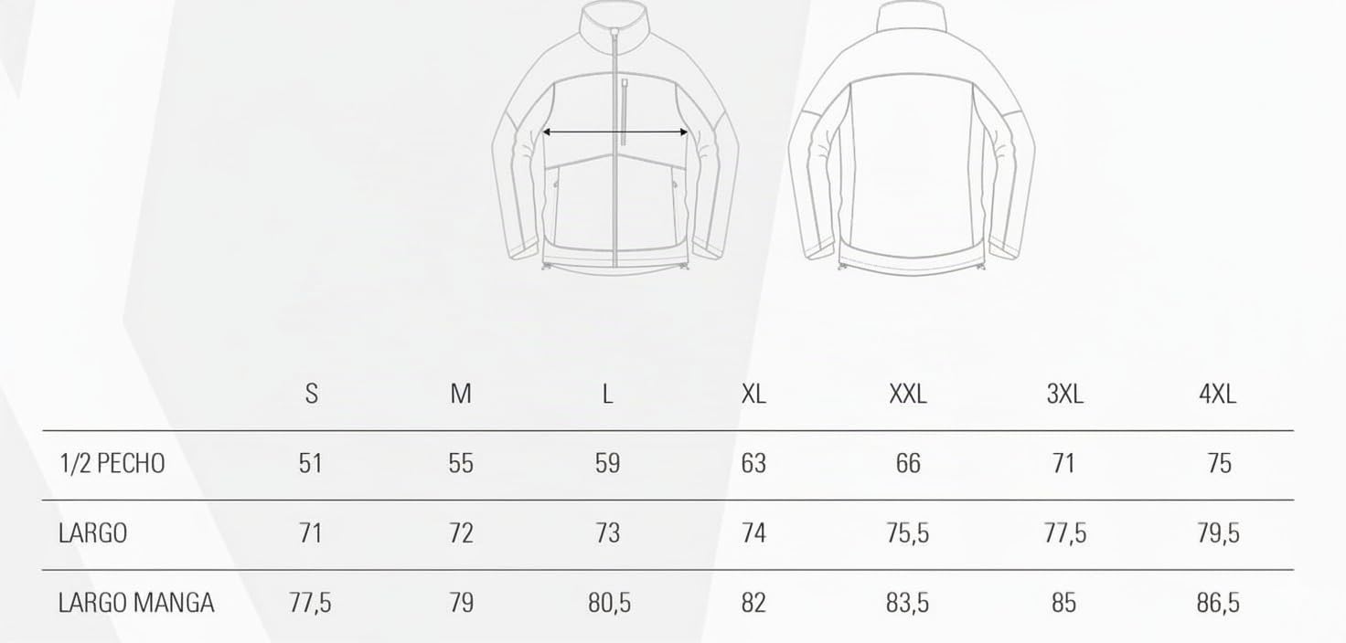 WORKTEAM Cazadora Softshell Caza y Pesca con Bolsillos, con Forro Polar interior Unisex