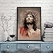 DPLEFO Jesus Diamond Painting Kits for Adults Full Round Drill Kits Religious Figure Canvas Painting Cross Stitch Kits Christmas Gifts