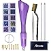 Hotfix Applicator, Afantti Rhinestone Setter Hot fix Applicator Wand Tool Kit Set with 7 Tips & Hot-fix Rhinestones Gem Jewel Crystal (5000 Pcs)