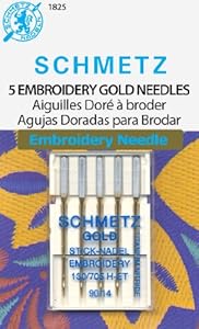 Schmetz Gold Sticknadeln 90/14, 5er-Pack