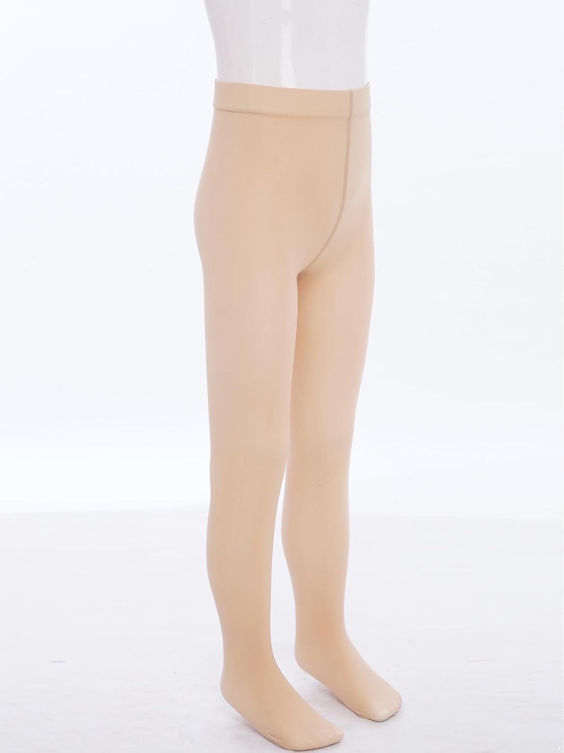 JEYPINMI Little Girls Gymnastics Footed Leggings Soft Stockings Ballet Dance Tights Stretchy Pantyhose School Uniform