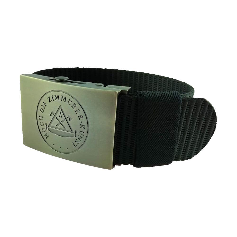 Cintura Smaltata con Pietre Azzurre in Pelle Nero