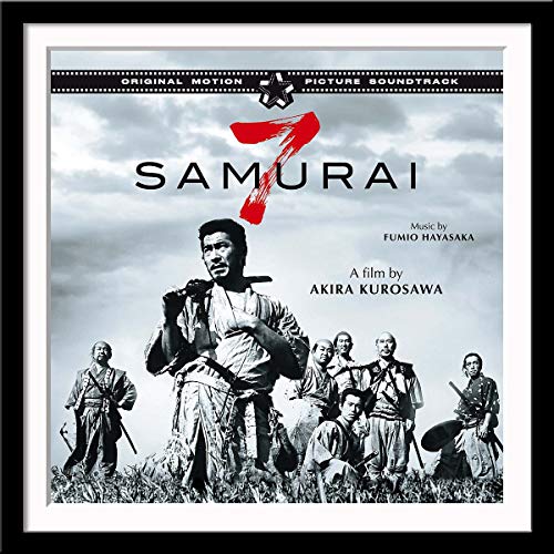 Image of Tallenge - Seven Samurai - Akira Kurosawa Movie Poster - Medium Framed Poste(Paper,16 x 24 inches, MultiColour)
