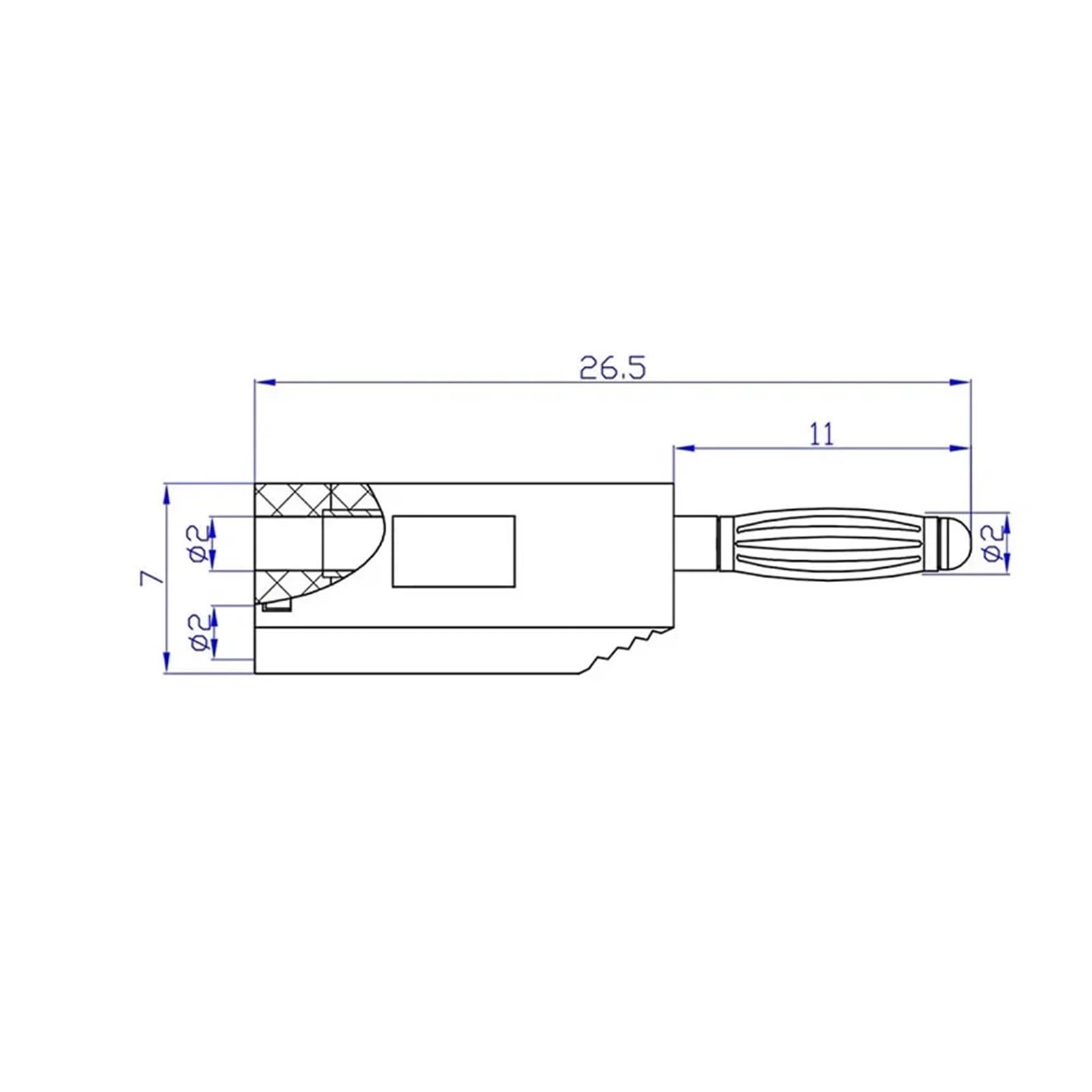 Lot de 20/80 fiches bananes empilables en cuivre nickelé de 2 mm, connecteurs électriques à souder, outils de bricolage(80 Black)