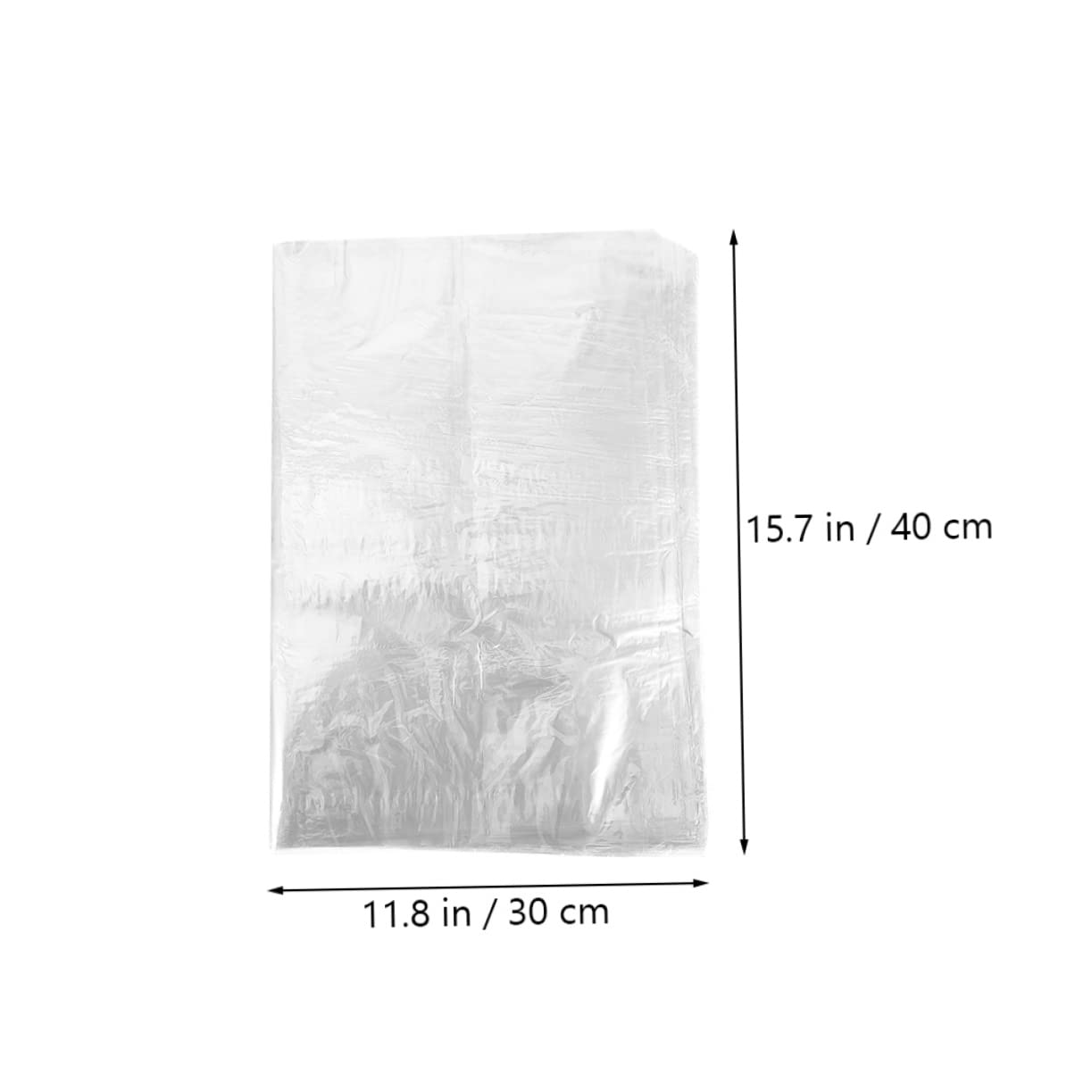 Ciieeo 100Pcs Heat Shrink Film Bags Multi Purpose PVC Sealing Wrap for Storage Easy to Use Moisture Protection for Organizing and Packing Items
