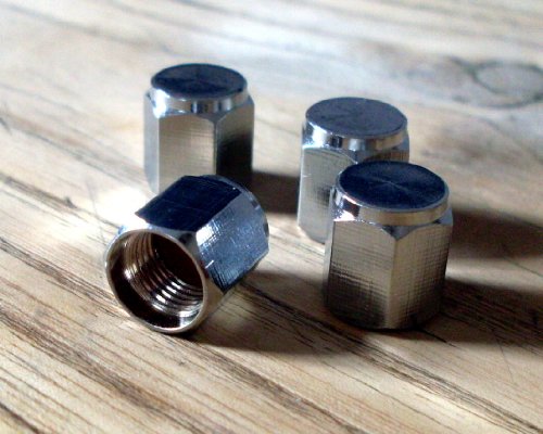 EDELSIGN-Rim-Tappi valvola pneumatico HEXAGON, Set...