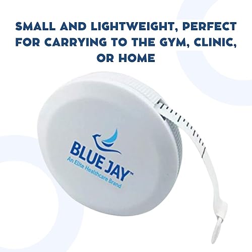 Miniatura 6 de Blue Jay an Elite Healthcare Brand Cinta métrica Measure It para medidas corporales con caja exterior de plástico, fabricada con fibra de vidrio y