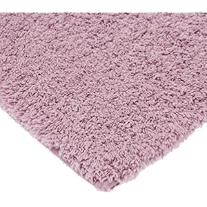 Amazon Brand - Solimo Premium Anti Slip Microfibre Bathmat - 60cm x 40cm, Dusty Lilac, Pack of 2