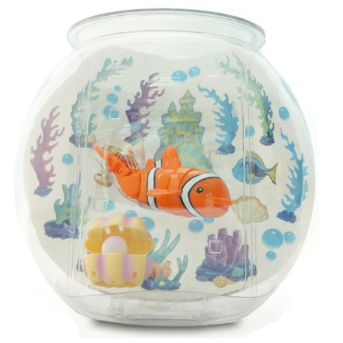 Lil' Fishies Motorised Water Pets FISHBOWL - LUCKY (Se distribuye desde Reino Unido)