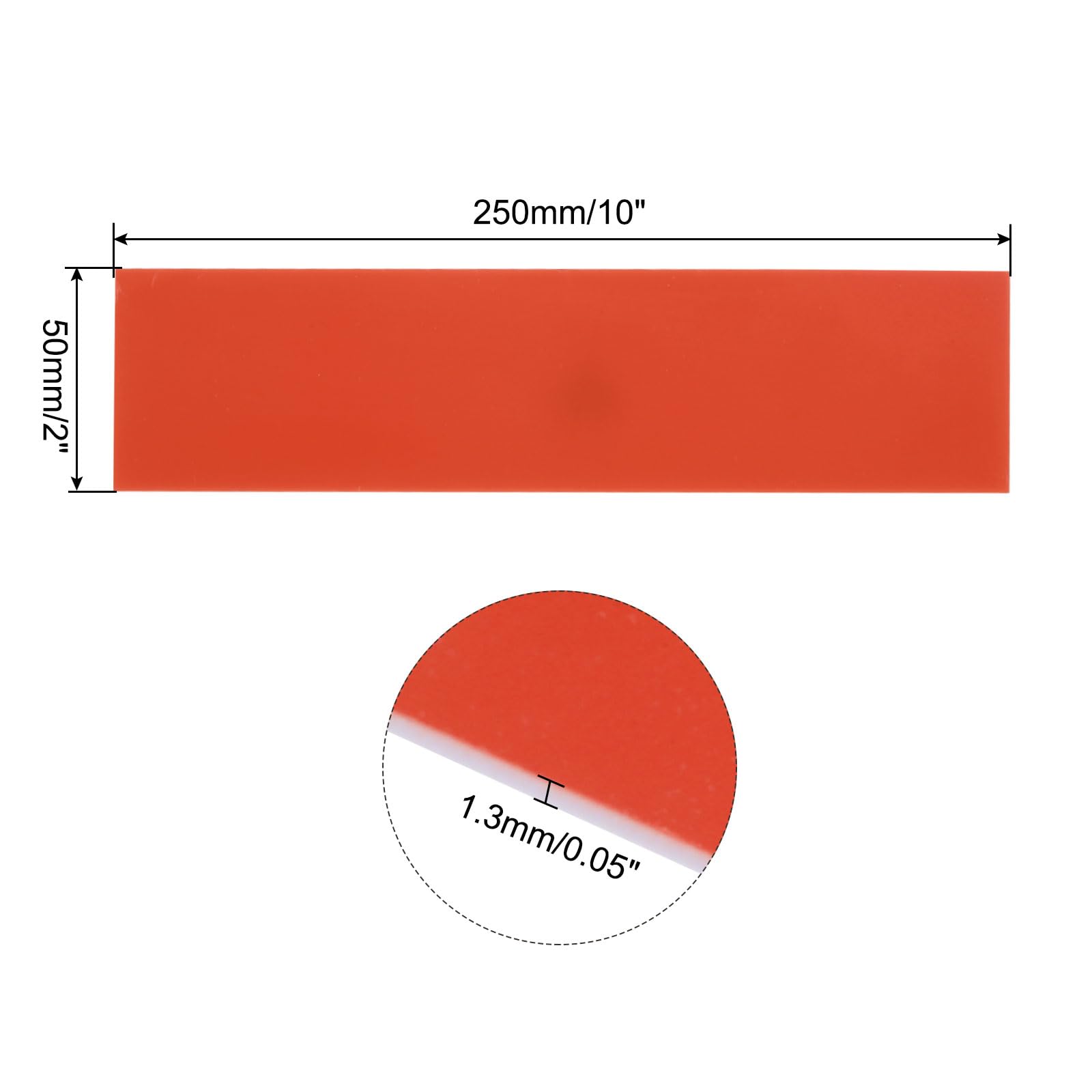 QUARKZMAN 20Pcs Feuilles En Plastique Transparent 8" X 4" X 0