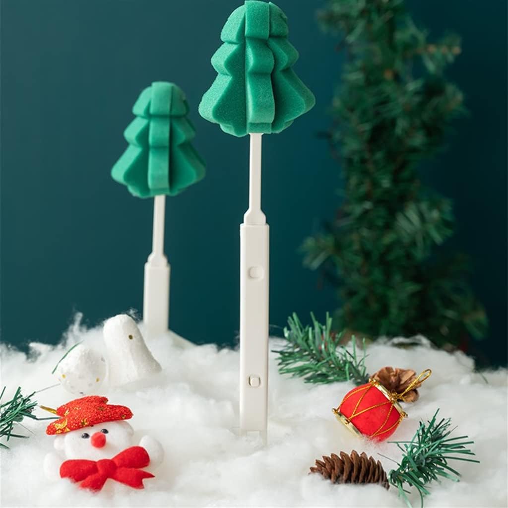 Cup Brush Long Handle Household Sponge Washing Bottle Retractable no Dead Corner Cleaning Cup Washer