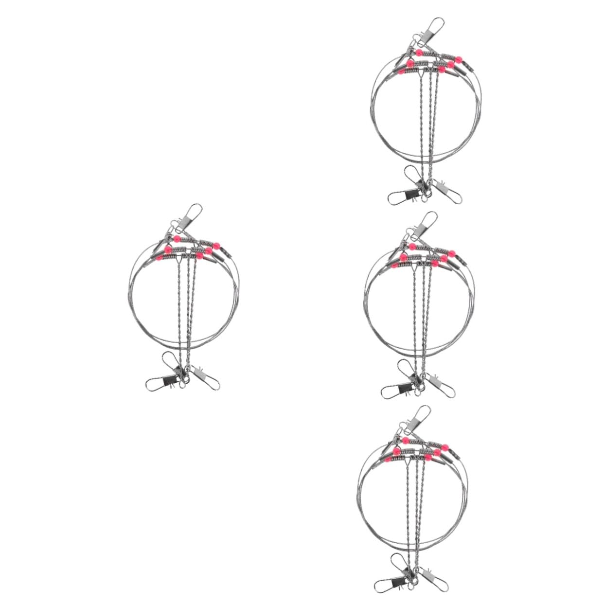 Mipcase Sets Versatile Tackle Rigs Creative Fishing String Rigs Stainless Steel Wire Leaders for Beach House