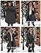 Uikue Women's Winter Windproof Coats Warm Long Puffer Jacket Waterproof Thicken Hooded Outerwear Fashions Down Coat With Hood(Dark Gray,M)