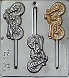 Automobiles/Planes/Trains Motorcycle Chocolate Mold, Clear Plastic, Motorcycle Lollipop Shape