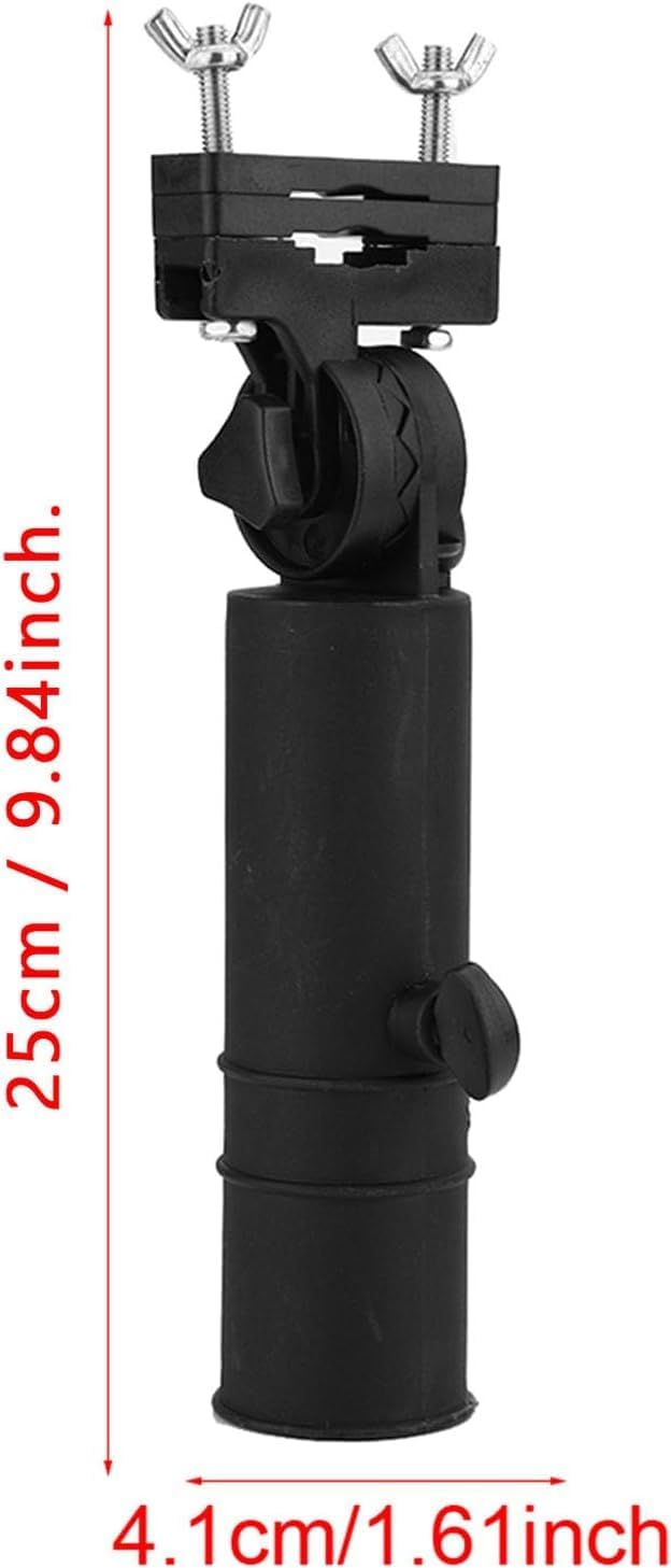 Universal Adjustable Umbrella Holder Mount for Golf Push Cart, Wheelchair, Stroller, Beach Chair, Bike & Fishing - Image 2