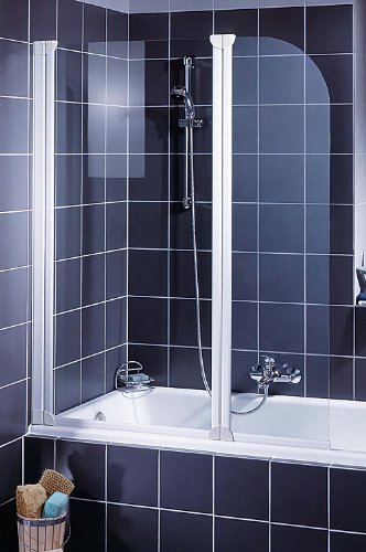 Preisvergleich Produktbild Schulte 4061164996598 Komfort Duschabtrennung für Badewanne, alpinweiß