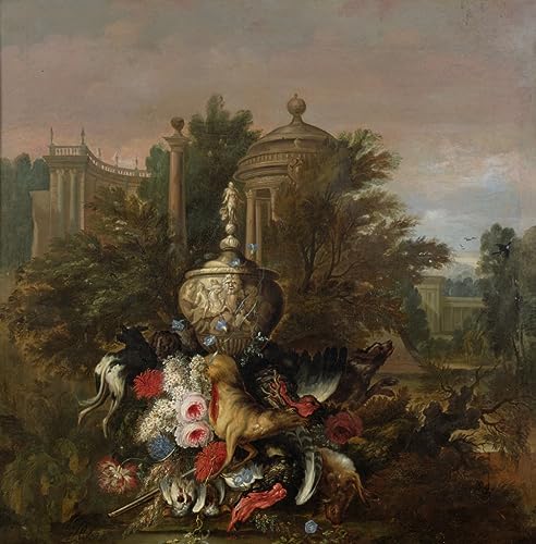 Toile Pygmées chasse grue de Jan Van Der Straet, impression d'art classique premium 60x90cm
