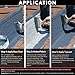 ChimneySaver FlashSeal Elastomeric Roof Chimney Flashing Sealant - Flexible Waterproof Roofing Sealant - 1 Gallon (Black)