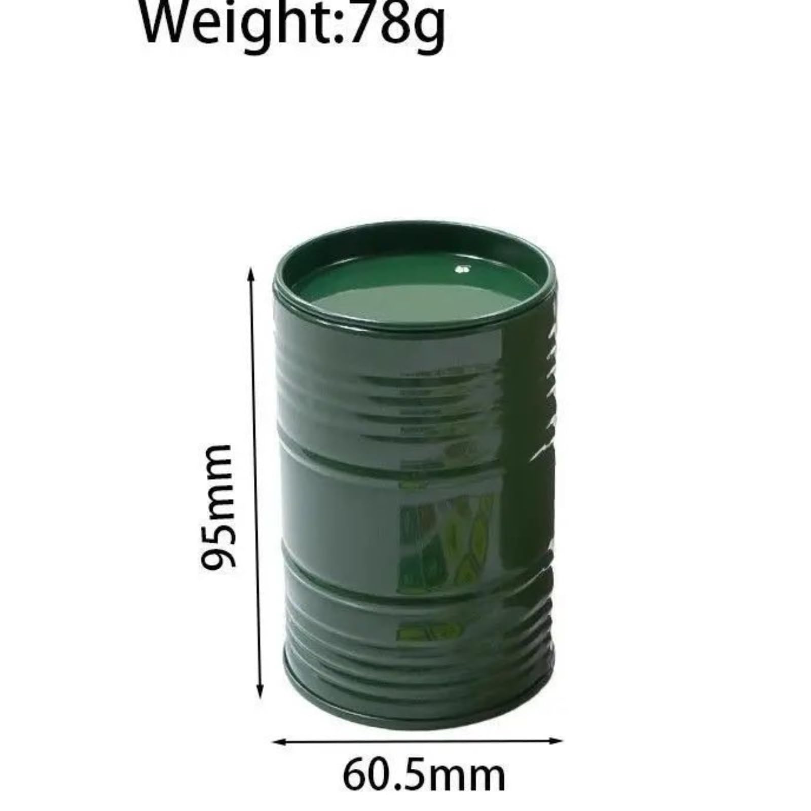 para Cubo Tambor Aceite Combustible para TRX4 para AXIAL para SCX10 1/10 RC Piezas EspecíFicas RC