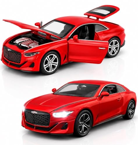 Sky Tech® Bentley Continental Mulliner 1:32 Scale Model Car Exclusive Alloy Metal Pull Back Die-cast Diecast Metal Pullback Toy Openable Doors & Light