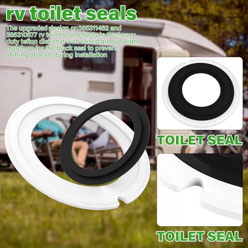 Image of Ameri 385311462 385310677 RV Toilet Seal Kit for Dometic Sealand VacuFlush Toilets 110 111 210