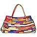 SegaterÂ® Womenâ€™s Multicolor Boston Bag Genuine Leather Colorful Patchwork Large Tote Handbag Hobo Purse Crossbody Big Bag
