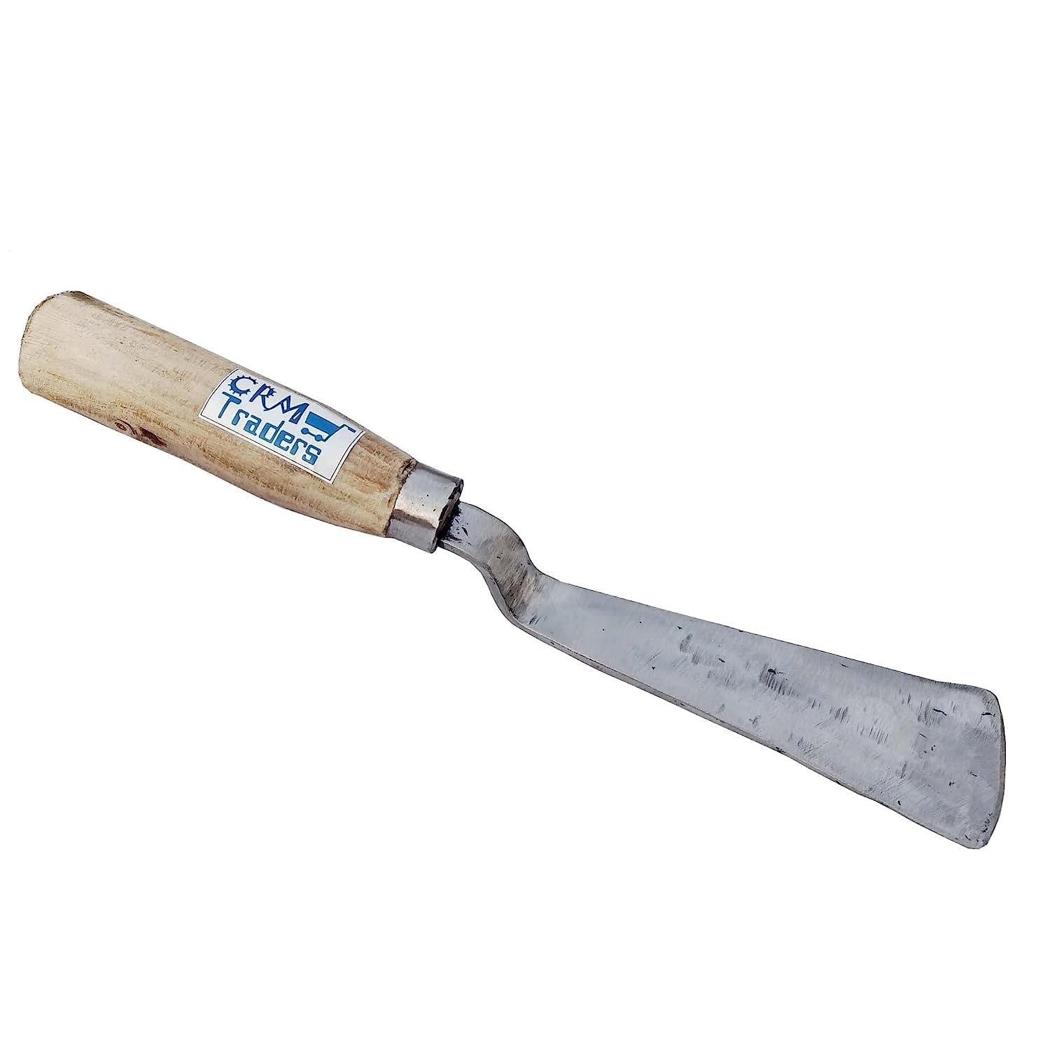 CRM TRADERS Handmade Desi Khurpi or Khurpa for Gardening Plants - Wooden Finish Handle - 1.5 inch Width and 10 inch Long (Pack of - 1) (B0BVBPWS2T) Amazon Price History, Amazon Price Tracker