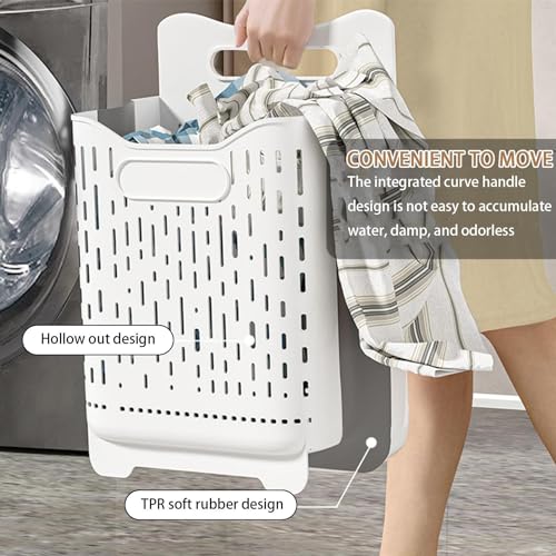 Panier à linge mural pliable imperméable pour libérer de l'espace - 3