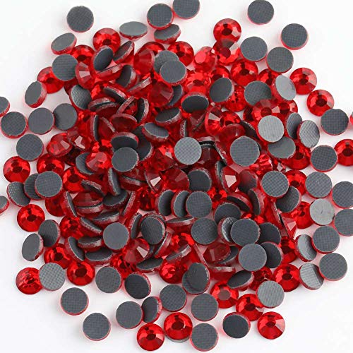 Image of Crystal Hotfix Rhinestone,Machine Cut Stone 2880pcs /pkg (Light Siam,SS6 /2mm)