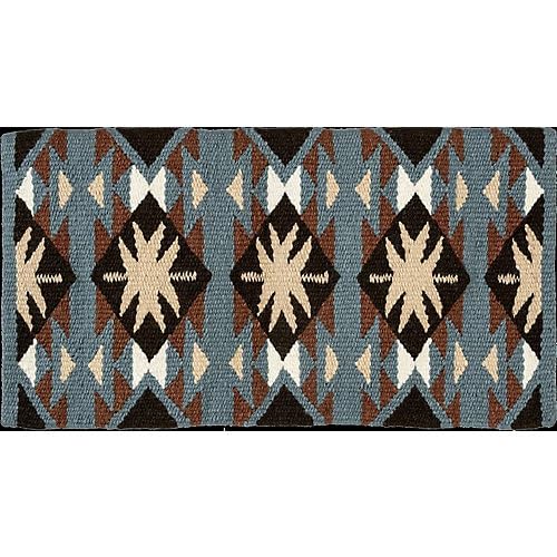 Mustang Tejas Saddle Blanket Turquoise/Brown