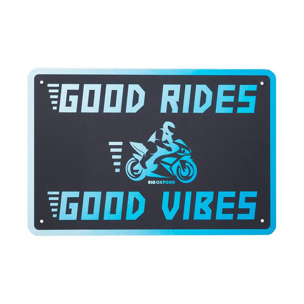 Oxford Products Motorcycle Metal Sign. Garage, Shed, Workshop.
