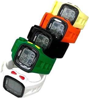 Relógio digital esportivo à prova d'água com luz display lcd