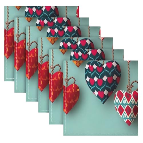 Servilletas de tela Qilmy pack x4 20 x 20 pulgadas miniatura 6