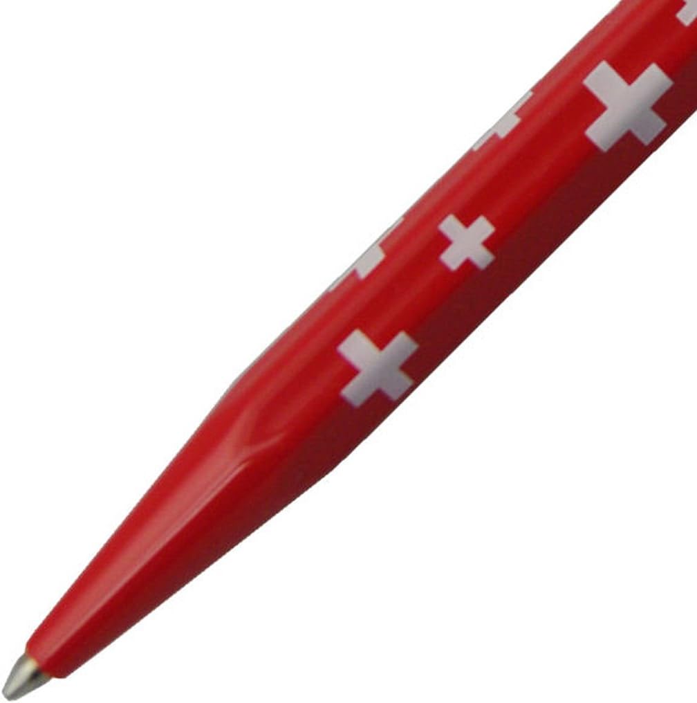 Caran d'Ache Ballpoint Pen, Oil Based 849 Collection, Swiss Flag 0849-253
